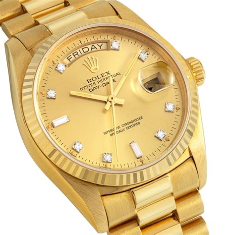 woman's rolex day-date in all gold|rolex gold day date price.